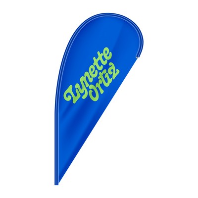 2.5'X1.3' ePoly Digital Custom Teardrop Flag