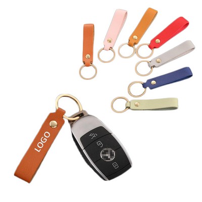 PU Leather Key Ring, Elegant and Durable