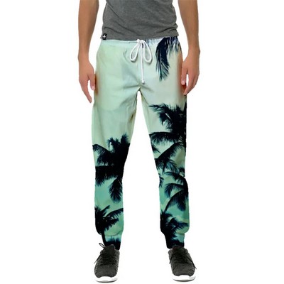 Unisex 75D Pique Sublimation Full Color Long Pants