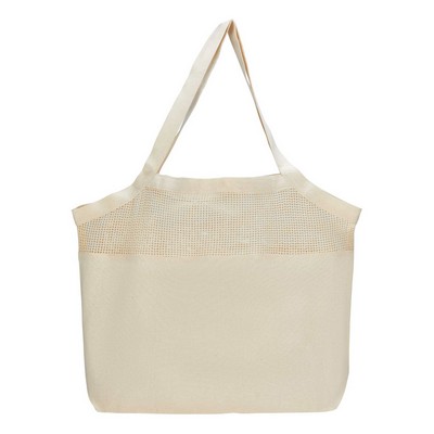 Mesh Beach Bag - Blank (Natural)