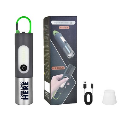 Rechargeable Zoomable Small LED Flashlight