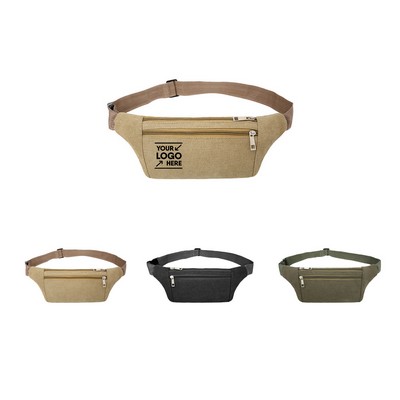 Canvas Travel Fanny Pack