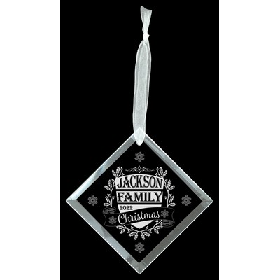 Crystal Diamond, Award Trophy, 2"x2" x"