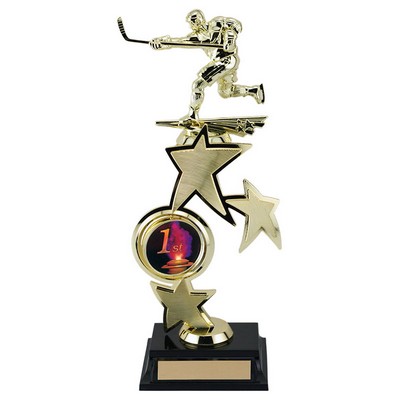 Spinning Sport Riser, Award Trophy, 12"