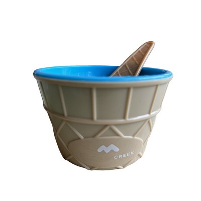 Ice Cream Bowl with Spoon