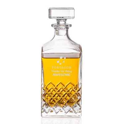 Longford Decanter - 32oz Crystalline