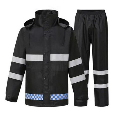 Adult Reflective Raincoat