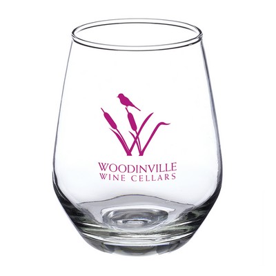 12 oz Silicia Stemless Wine Glasses