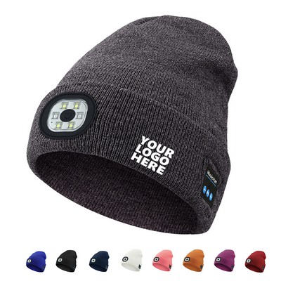 Bluetooth Beanie with Light