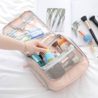 Toiletry/Makeup Travel Bag w/Hanging Hook