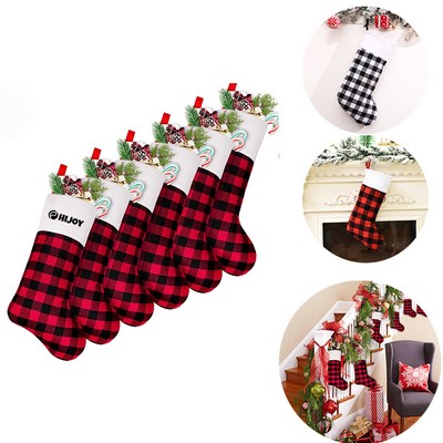 Plaid Christmas Stockings