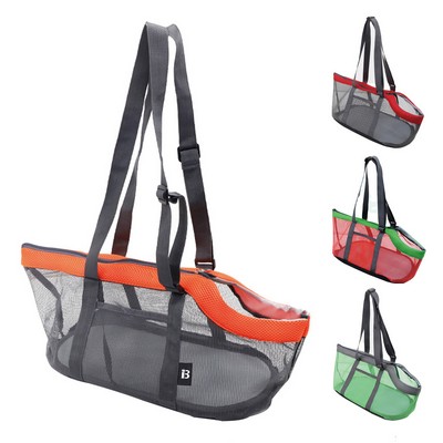 Portable Pet Carrying Mesh Bag