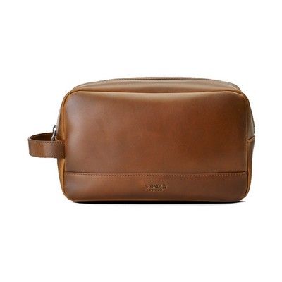 Shinola Zip Travel Kit - Medium Brown Navigator