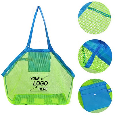 Kids' Lightweight Foldable Mesh Beach Tote