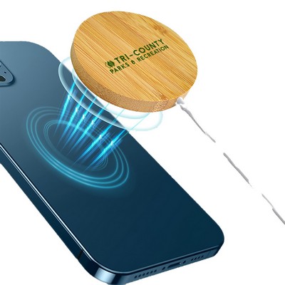 FSC Certified Bamboo Magnetic Charger