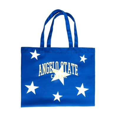 8 Oz Sublimated Poly Canvas Convention Tote Bag (18" x 14")