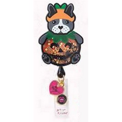 Cureology™ Koi™ Betsey Johnson Pumpkin Dog Badge Reel