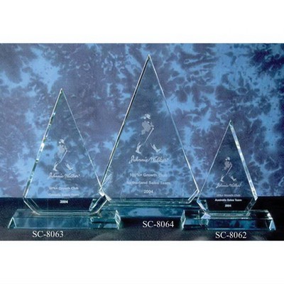 Jade Glass award 9 inch