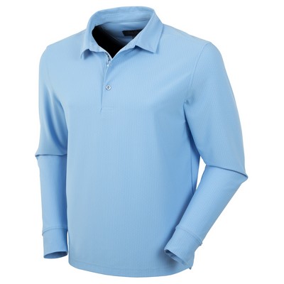 Bobby Jones® Men's Performance Balata Print L/S Polo Shirt