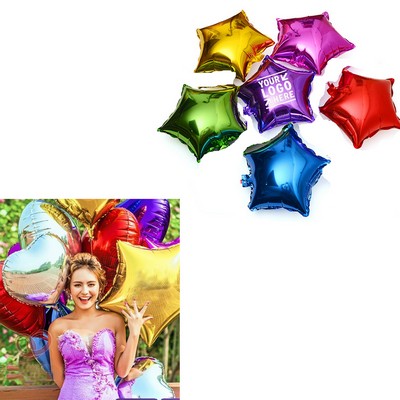 Star Shape Mylar Balloons 18 inch