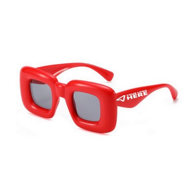 Cute Square Inflated Sunglasses