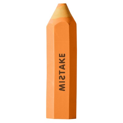 Pencil Shaped Rubber Eraser