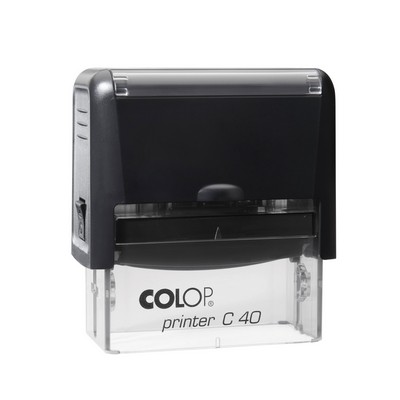 COLOP Printer C 40 Compact Self-Inking Rubber Stamp (15/16" x 2 3/8")