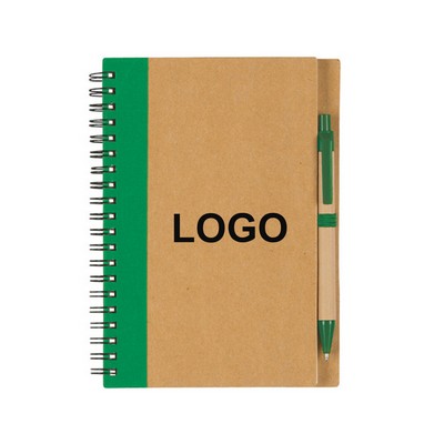 Lined Journal Notebook With Pen