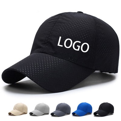 Adjustable Quick-Dry Breathable Baseball Cap