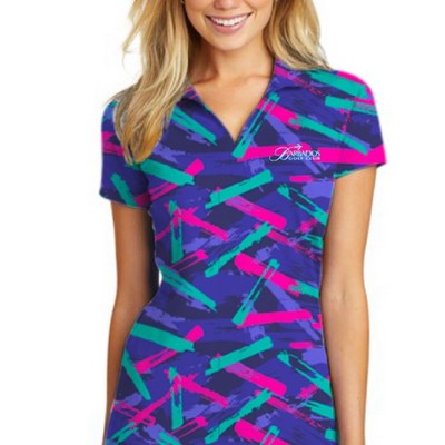 Women's Golf Polo - 8-Track