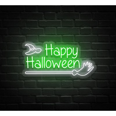 Happy Halloween Neon Sign