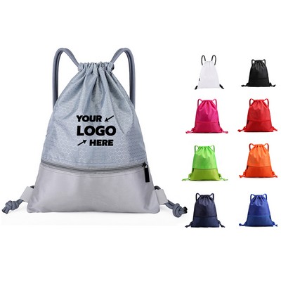 Drawstring Backpack String Bag