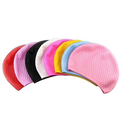 Water Drop Silicone Swimming Cap