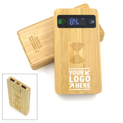 4000mAh Bamboo Power Bank