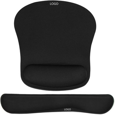 Keyboard Wrist Rest And Mouse Pad With Wrist Support