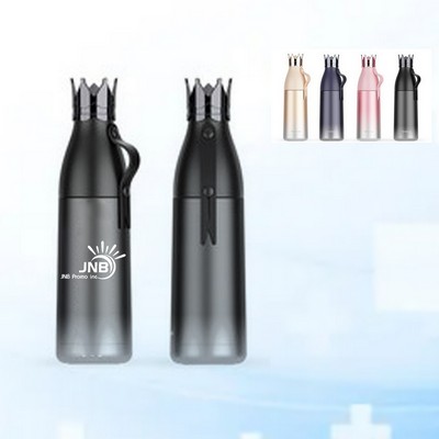 Crown Shaped Lid Thermal Vacuum Bottle