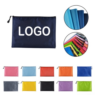 A4 Waterproof Zipper File Bag