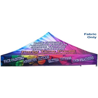 Tent Top Replacement 10x10 Full Graphics (Fabric Only)