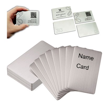 Stainless Steel Member Business Card