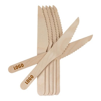 Disposable Wooden Knifes -Pack Of 100