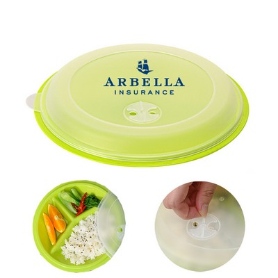 PP Three-Compartment Baby Plate with Lid