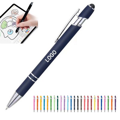 Soft Touch Aluminum Ballpoint Pen