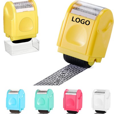 Security Identity Protection Confidential Roller Stamp