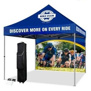 10' X 15' Standard Hex Aluminum Frame With Dye Sublimation Canopy