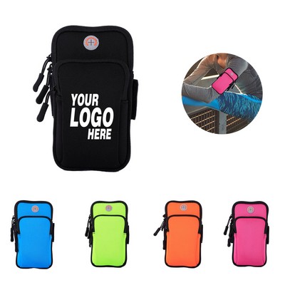 Sport Armbands Phone Holder Pouch With Earphone Hole