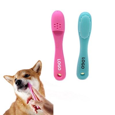 Silicone Finger Protaction Pet Toothbrusht