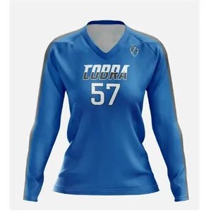 Sublimated Traditional long sleeve Volleyball Jersey