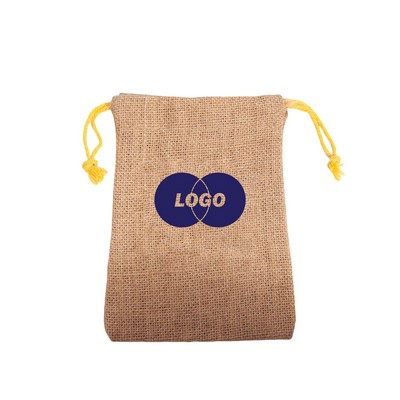 Jute Drawstring Bag