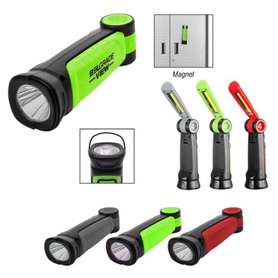 Foldable Magnets Worklight Torch