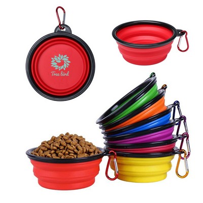 Collapsible Pet Bowl w/Carabiner